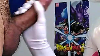 Beautiful Spider Gwen Gives Me a Blowjob Until I Ejaculate Twice