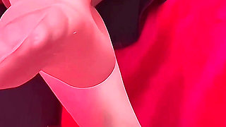 My Long Legs & Wet Pussy Through Nylons on Our Date Night