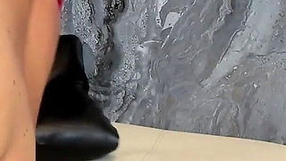 Giant Dildo Destroying Her Virgin Pussy