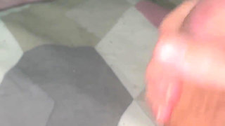 Girlfriend giving me a handjob
