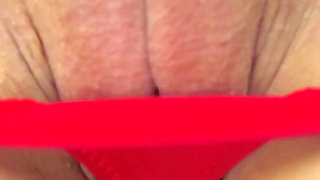 Anabelle Pync - Panty Ninja Red Micro Thong Teasing