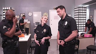 Hardcore interracial gangbang with lovely Rebel Rhyder - HD