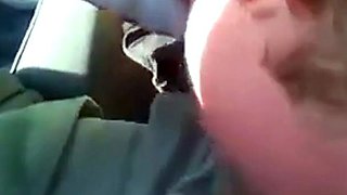 Young Blonde Gives Daddy Roadhead