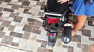 After the party, the babe waits for the Uber and I convince her to go to my house.