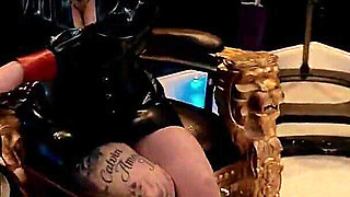 Miss Alessa Milano Shocking and Screaming Electroplay on His Knees