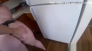Horny Kitchen Sex With Apron On