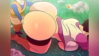 Curvy anime characters fucked in every way possible in compilation