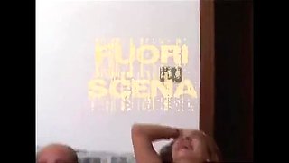 Real Italian Amateur Teen Threesome - Hot Redhead Sucking Cock & Cum in Mouth