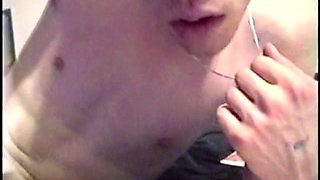 Nate Beats His Stiff Meat