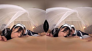 Yuka Hirose And Sora Minamino - Retiring Maid Teaches New Hire The Naughty Ropes Part 2