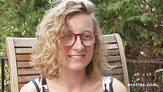 Ersties - French Lust Outdoors - Manu Plays With Her Vulva