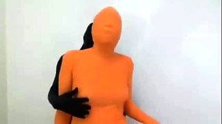 two women fetish latex asslicking and anal mff