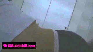 Sexy Step Sister Megan Sage Wakes Up Horny and Rides Stepbro's Hard Cock in Bed - POV Creampie