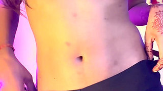 Long Didstance Sex, Student Friend Showed Her Naked Body on Video Call for the First Time and Is Do Hard Fingering