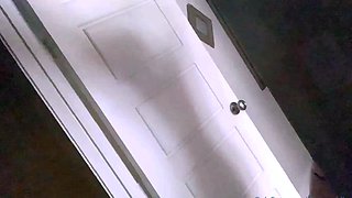 Amateur young teen solo masturbation on her livingroom