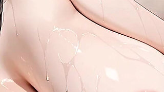 Anime Babe Masturbates Thinking About Big Cock- Ntr'ed by My Friend Gameplay #2 an Ai Porn Game