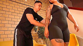 Big Ass Bbw Fucks Her Young Personal Trainer While Her Husband Is Away
