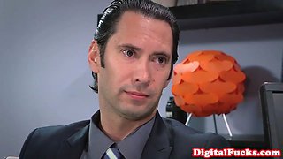 Busty teenager stunner pussyfucked at classy fest