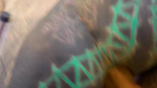 Tattooed Pornstar Gets Filled with Huge Italian Cock and Gets Covered Head to Toe in Cum - ATM, Gapes, Big Cumshot, Deepthroat