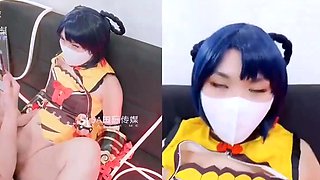 Asian schoolgirl enjoy group sex