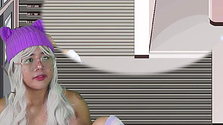 Cute Gamer Girl is Shocked Playing Syahata