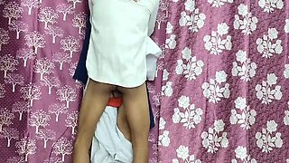 Hot Indian School Girl Puja Fucks Tight Pussy in Uniform - Desi Teen Anal Sex