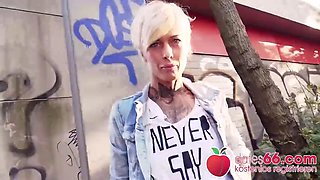 Naughty in Public: Guy Fucks 2 Milfs In The Middle Of The City