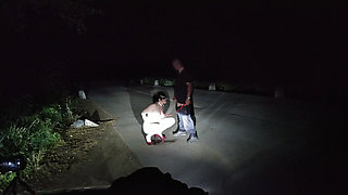 Old Pig Perverse Pissing Summer Sex Outdoor