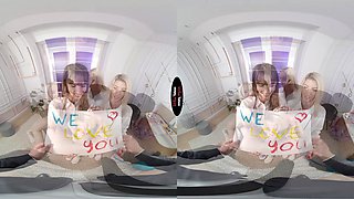 Barbie Brill, Lili Charmelle VR Porn: Study Time - Episode 4 Group Lesson - VirtualTaboo