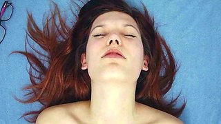 Student explores her pussy