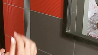 Hot Lesbian Sex with Big Tits Blonde and Sexy Brunette MILF on the Bed