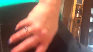 Ass Slaps & Cameltoe Play on the Bench