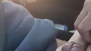 Me. I take my girlfriends for a walk and in the car she fucked her on the road