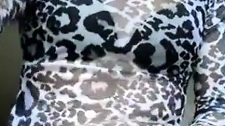 Solo ladyboy masturbation