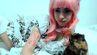 Emo Teen Becka Solo Webcam Masturbation Porn