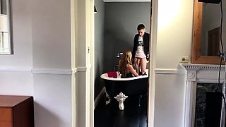 Beautiful face blonde live hardcore sex cam