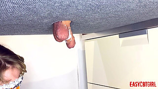 Mistress Shaves Her Slave's Balls on the Milking Board Easycbtgirl