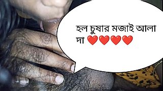 Desi Wife Gives Hot Blowjob with Real Moans - Bangladeshi Homemade Sex