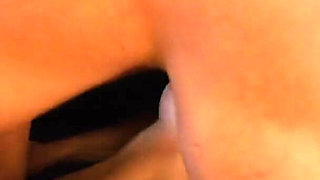 Horny Brunette Rides a Giant Cock and Swallows Jizz