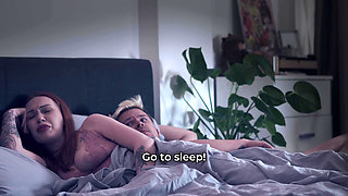 Stepmom's Secret Night with Stepson Caught in Passionate Angles!
