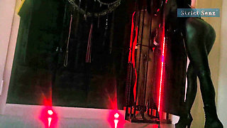 Stina Stone Mercyless Stretching on the Rack by Mistress in Leather Gloves Part 1