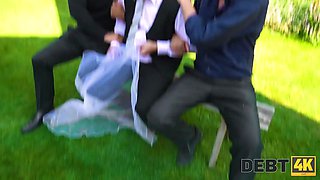 Debt4k. collecting the brides cunny