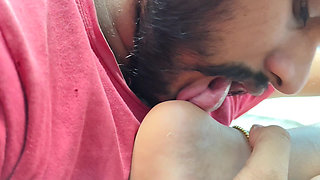 Mallu couple hot nighty fuck and lip lock romance in bedroom part - 4