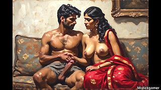 Indian milf foursome sex with her ex husband and her ex lover