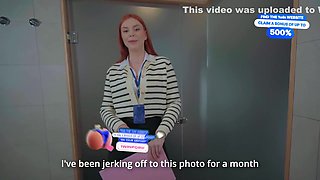 Fucked A Cute Colleague In All Holes For A Promotion. Sex In The Office Toilet