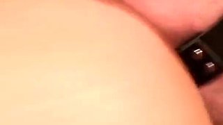 Redhead and her man in hot action