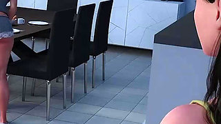 Stepmom Sex and Some Grinding - Away From Home #26 Animated Sex Game