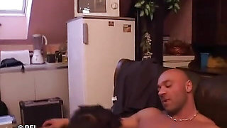Dominant Big Cock Dude Punishing This Short-haired Tattooed Chick for Not Being Enough Obedient