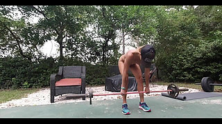 Naked Workout with Lora Cross and Ciren Verde