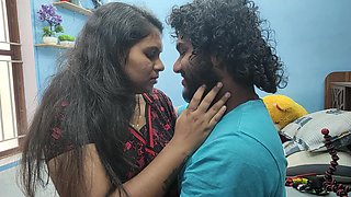 Mallu Hot Wife Fuck with Step Brother While Her Husband Not in Home